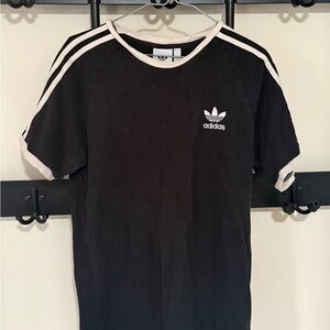 Adidas Black and White T-Shirt